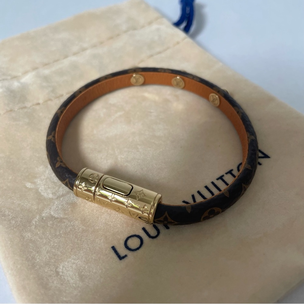 Louis Vuitton Yummy mini monogram canvas bracelet Size small